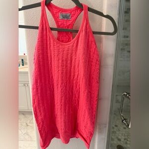 Women’s Athleta Sleeveless Racerback Tank Top - Coral Pink